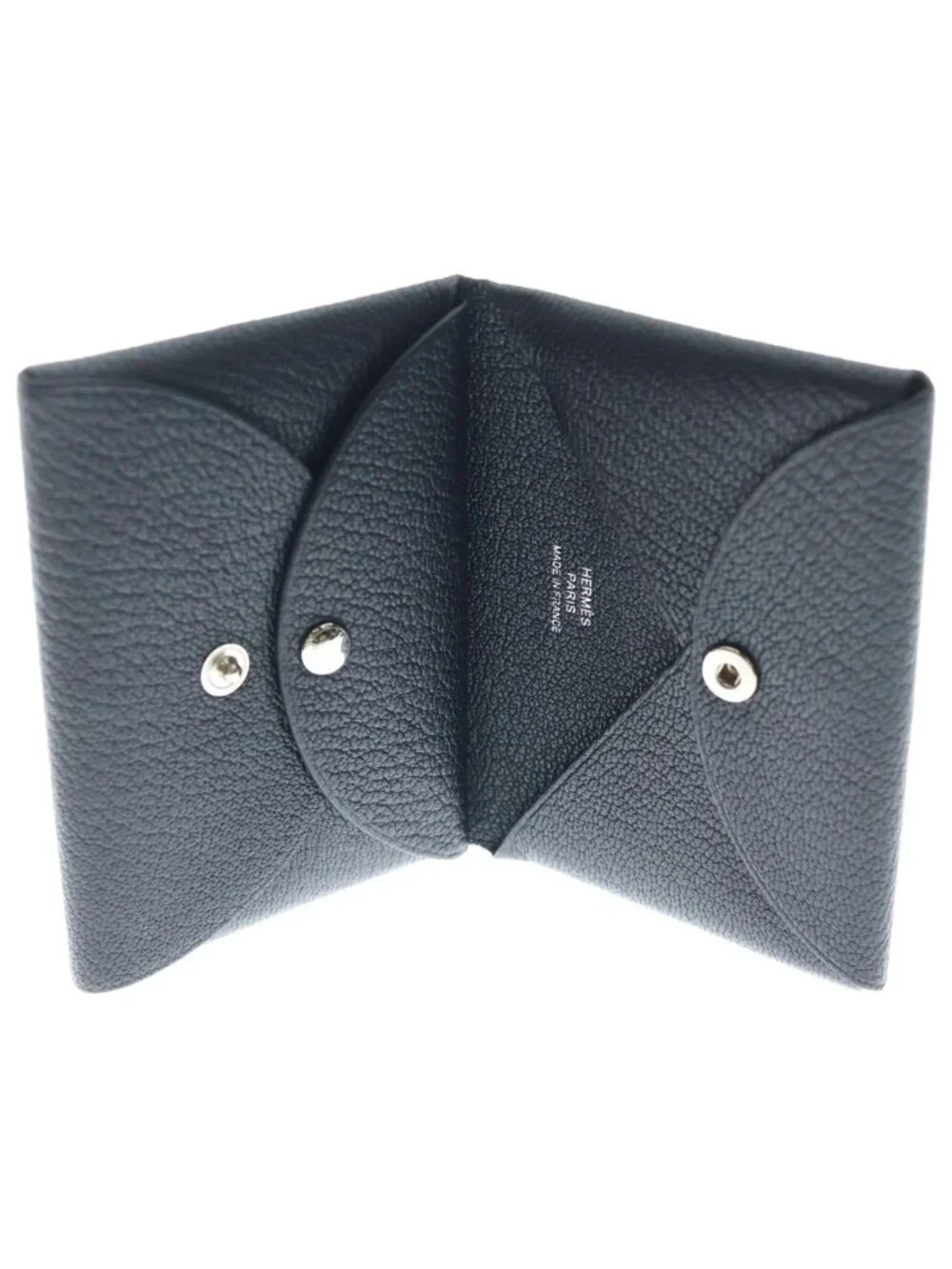 Hermes Calvi Duo Chevre Black ‐